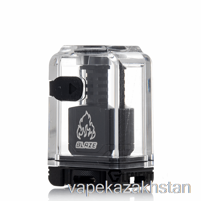 Vape Smoke Thunderhead Creations Blaze Bridge Boro Tank Silver Black